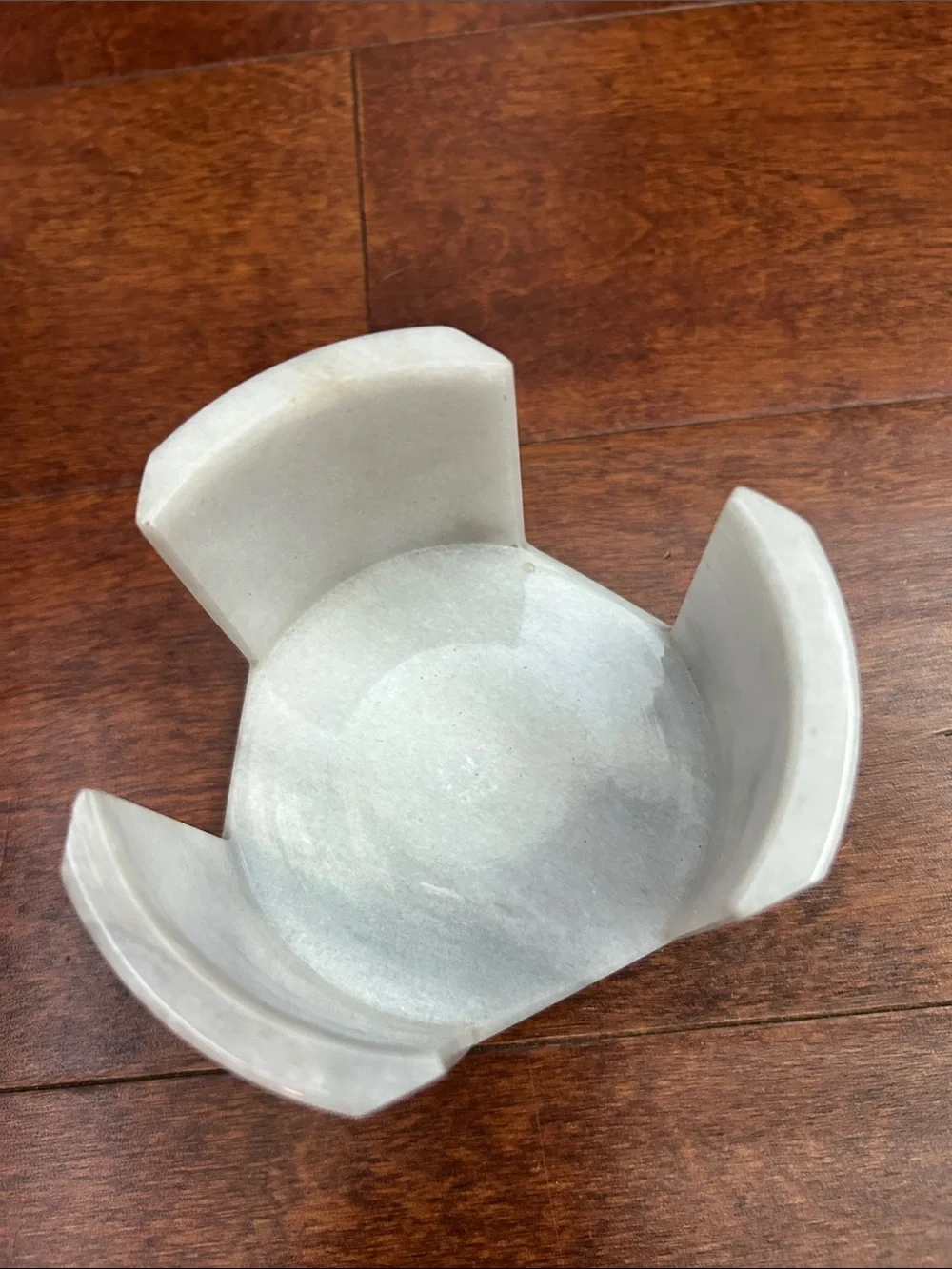 Vintage Marble and Cork Round Drink Coasters - Set of 6